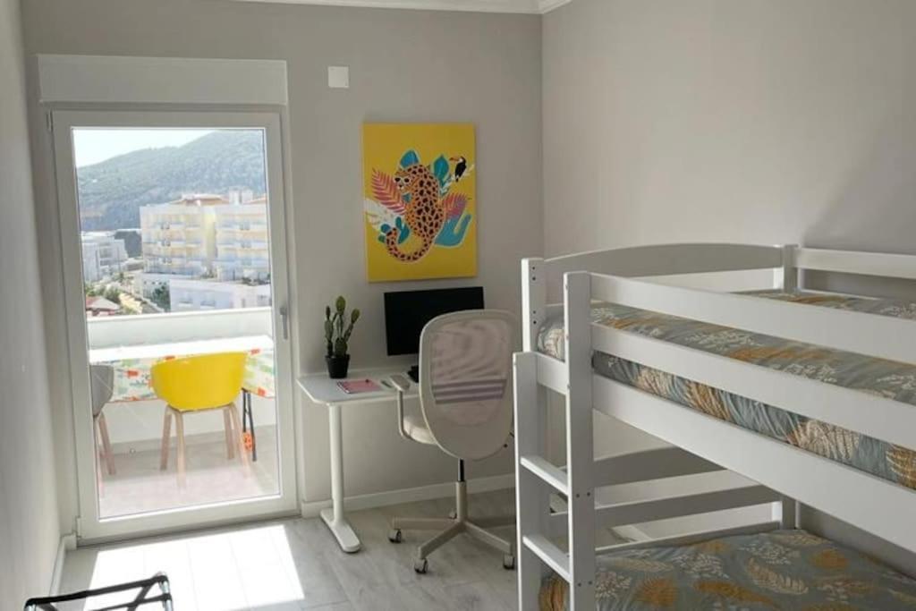 *Sea View* New 3 Bedroom Apt With Free Parking Sesimbra Exteriér fotografie